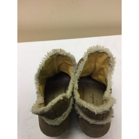 Bettye Muller Women wedged brown suede Lace Up Wedge Bootie size EUR 37 - Picture 7 of 10